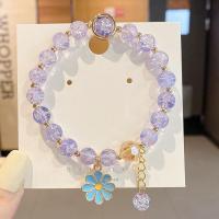 ราคา สร้อยข้อมือลูกปัดคริสตัลลายดอกเดซี่ขนาดเล็กสำหรับผู้หญิงดีไซน์เกาหลีใหม่ (12078174084)