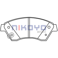 ราคา NIKOYO BRAKE ผ้าเบรคหน้า cruze 1 61 8 ผ้าเบรค cruze ผ้าเบรค chevrolet cruze รับประกันสินค้า3เดือน จัดส่งฟรี N2108 (21050842870)