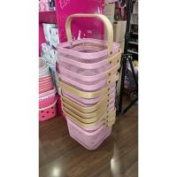 ราคา 卐 พร้อมส่งจากไทย ตะกร้าสีขาว ตะกร้าลวด ตะกร้าเหล็ก ตะกร้าอิเกีย IKEA ตะกร้าช้อปปิ้ง (17839624601)