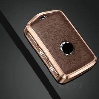 ราคา โครงเปลือกนอกเคส Kunci Remote Mobil หนังโลหะสำหรับ Volvo S60 S90 XC40 XC60 XC90 V60 V90มีปลอกป้องกัน C40 Polestar 1 2 (18433759841)