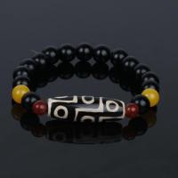 ราคา สร้อยข้อมือลูกปัดธิเบตธรรมชาติสามเก้าตา Dzi ลูกปัดลายมังกรอาเกตโบราณหยกสีเหลืองสีเขียวกำไลสำหรับทั้งหญิงและชายย้อนยุค (19945911402)