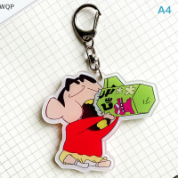 ราคา WQP Fashion Store ลดราคาด่วนจี้การ์ตูนอนิเมะการ์ตูนอนิเมะดินสอสีชินจัน Shinnosuke Nohara พวงกุญแจตกแต่งน่ารักเป็นของขวัญสำหรับเด็กผู้หญิง (20269515679)