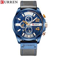 ราคา Fashion mens watch238814 Curren card Ryan 8393 men watch calendar epidermis with male table six stitches watch (20020596486)