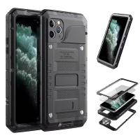 ราคา 360 Full Protective waterproof Swimming Diving Outdoor Shockproof Cover For iPhone 14 13 12 12PRO 11 Pro XS MAX XR X SE 7 8 6 6S Plus Metal Aluminum Bumper Cover (18149456697)