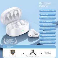 ราคา Wireless Bluetooth compatible Headphones Bone Conduction Ear Clip Earphone Hi fi Music Sports Headset (19197881455)