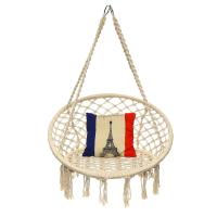 ราคา High quality Hammock Chair Macrame Swing Perfect for IndoorOutdoor Home Patio Deck Yard Garden Single Swing (19227848220)