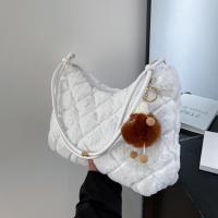 ราคา limnhy11 Jasmin NOIR กระเป๋าสะพายไหล่ กระเป๋าถือ สะพายข้าง ขนเฟอร์ เรียบง่าย สําหรับสตรี (20345039599)