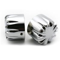 ราคา สำหรับ Harley Davidson XL48 XL883 XL1200ฝาครอบแกนหน้ารถจักรยานยนต์หมวกสีดำ โครเมี่ยม (11721621470)