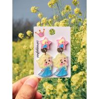 ราคา ต่างหูหนีบเด็ก ลายการ์ตูน สำหรับเด็ก มียางรองกันเจ็บ เลือกลายได้ (20849934222)