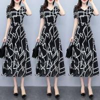 ราคา ชุดผ้าไหมน้ำแข็งเทียมคอวีลายดอกไม้ไฮเอนด์ใหม่ฤดูร้อน (18927030737)