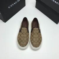ราคา Original coach Men and Women with the Same Paragraph Casual Shoes Flat Shoes Couple Models (16492154273)