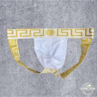 ราคา Amy กางเกงในแฟชั่นสุดเซ็กซี่ VERSACE เเบบจีสตริงชายโชว์ก้น ใส่สวยเซ็กซี่ สบาย ราคาดี มีคุณภาพ g string ผู้ชาย underwear men sissy panties (17093010081)