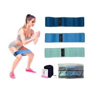 ราคา ยางยืดแรงต้านออกกำลังกาย แบบผ้า 3 เส้น Resistance Band สินค้าส่งจากไทย W4 (18479669205)