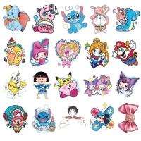 ราคา IJVBTV สติ๊กเกอร์สวยๆน่ารักน่ารักๆ การ์ตูนลายการ์ตูน ทนทานต่อการใช้งาน ปิกาจู แมวคิตตี้แมว คุโรมิ กันน้ำกันน้ำได้ สติกเกอร์ตกแต่งเด็กผู้หญิง สติ๊กเกอร์รอยสักใช้แล้วทิ้ง สติกเกอร์รอยสักคุโรมิ สติกเกอร์
