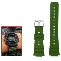 ราคา สายนาฬิกาเรซิ่นสำหรับ Casio G Shock DW 5600 GWM 5610 GW 5035 DW 6900 GA 2100 ผู้ชายกีฬาสร้อยข้อมือซิลิโคน 16 มม (19929348150)