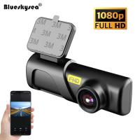 ราคา Blueskysea กล้องกล้องwifiติดรถยนต์หน้ารถแบบ Q3เครื่องบันทึกกล้องติดรถ1080P แบบคู่การมองเห็นได้ในเวลากลางคืนพร้อมหน้าจอดรถ24ชั่วโมง DVR 130 กล้องหน้ารถมุมกว้าง (19006475420)