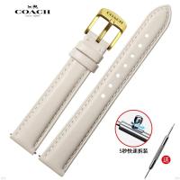 ราคา ใช้แทน สายนาฬิกา สายนาฬิกาหนังแท้ COACH สายนาฬิกาผู้หญิง boyfrien ชั้นบนสุดสายหนังวัว 12 มม 20 มม (18981536603)