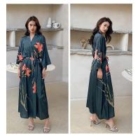 ราคา ชุดนอนผ้าซาตินสตรีเสื้อคลุมอาบน้ำแขนยาวผ้าไอซ์ซิลค์ขนาดใหญ่สำหรับฤดูร้อนปี2022 (18869331751)