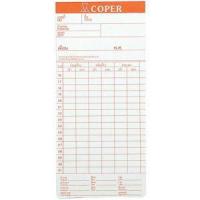 ราคา บัตรตอกลงเวลาพนักงาน COPER 100 แผ่น ห่อ NIDEKACOPERDAITO (11631324217)