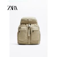 ราคา Zaraอาร์คันซอกระเป๋าผู้ชายสีน้ำตาลเข้มกระเป๋าเป้ลดราคา3205120 716 (20083413088)