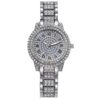 ราคา Luxury Women Watch with Diamond Elegant Brand Quartz Steel Bracelet Watches Ladies Zircon Crystal Top Fashion Wristwatch Clock (20009087035)