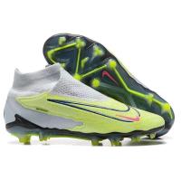 ราคา High top Phantom GX double layer waterproof fish silk fully knitted long spike FG football shoes Ronaldo game training mens and womens shoes (20531074015)