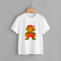 ราคา HH 8 BIT เสื้อยืดลายมาริโอ้แปดบิท เสื้อยืดผ้าฝ้าย (20485896484)