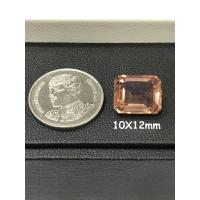 ราคา Nano Morganite นาโนแล็บ มอร์แกไนต์ Lab Created Morganite Octagon Shape รูปทรงสี่เหลี่ยม ราคาเป็นเม็ด Price Per Pcs (20352343316)