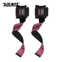 ราคา 1 Pair Gym Fitness Weight lifting Grip Straps Dumbbell Hand Grips Training Wrist Support Bands for barbell Pull up (13918678816)