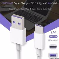 ราคา Huawei สายชาร์จ 4 5V 5A Cable Super Charge USB 3 1 Type C Fast Charging Type C Cable Charger for Mate 9 p10 p10 plus cable (516772718)