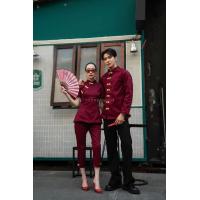 ราคา พร้อมส่ง Set กี่เพ้า ชุดคู่ตรุษจีน ชุดคู่สีแดง ชุดคู่กี่เพ้า ชุดถ่ายพรี เสื้อคู่ ชุดคู่รัก VSM 4234 (21275614538)