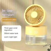 ราคา พัดลมไอน้ำพกพา พัดลมตั้งโต๊ะ พัดลมไอน้ำพกพา หมอก พัดลมตั้งโต๊ะไอน้ำพัดลมไอน้ำไฟฟ้าแบบตั้งโต๊ะ ขนาดเล็ก เสียงเงียบ เหมาะสำหรับสำนักงาน 350ML (18658805560)