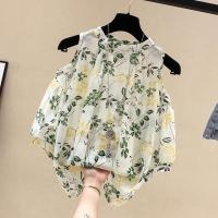 ราคา มีไซส์ใหญ่ Plus Size Womens Off shoulder Summer Blouses Ladies Office wear Vintage Floral Printed Tops Large Size Elegant Female Top (20115146801)