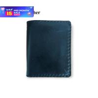 ราคา กระเป๋าสตางค์หนังแท้ ใบสั้น กระเป๋าทรงตั้ง สไตล์ฮ่องกง เป็นหนังวัวแท้ทั้งใบทั้งภายนอกภายใน หนังนุ่มมือ สีดำ (14767412622)