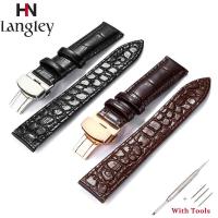 ราคา Zhangeer กล่องไม้สูท12มม 14m16mm 18มม 19มม 20มม 21มม 22มม 24มม หนังลูกวัวแท้สายนาฬิกาจระเข้ข้าวสายนาฬิกาข้อมือด้วยการกดปุ่มผีเสื้อคู่ (4709050239)