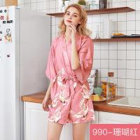 ราคา Ice Silk ชุดคลุมเพื่อนเจ้าสาวสำหรับฤดูร้อนชุดคลุมอาบน้ำผ้าไหมซาตินสั้นสำหรับงานแต่งงานชุดคลุมอาบน้ำเจ้าสาวชุดคลุมอาบน้ำขนาดใหญ่ชุดคลุมอาบน้ำสตรีแบบเซ็กซี่ผ้าซาตินแขนผูกเอวเซ็กซี่ (13265014873)