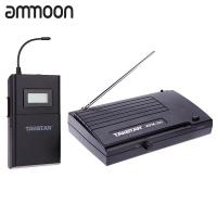 ราคา ammoon Takstar ระบบควบคุม UHF ไร้สาย WPM 200 Headphone Stereo อินเอียร์ระยะทางการส่ง50ม ตัวรับเครื่องส่งสัญญาณชุดหูฟัง LCD 6เลือกช่องได้ (19521034378)