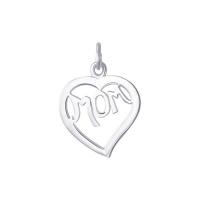 ราคา Silver thai Mom heart pendant silver เครื่องประดับเงินแท้จี้รูปหัวใจเงินแท้925 จี้สร้อยคอเงินแท้ ใส่แล้วไม่แพ้ เงินแท้ไม่ชุบ เงินแท้925 พร้อมส่ง (9710124727)