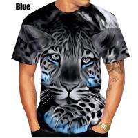 ราคา เสื้อยืดพิมพ์ลายเสือดาวสำหรับผู้ชายและผู้หญิงเสื้อยืดพิมพ์ลาย3D สัตว์ตลกลายเสือดาวใส่ได้ทั้งชายและหญิงเสื้อยืดแขนสั้น (19669836098)