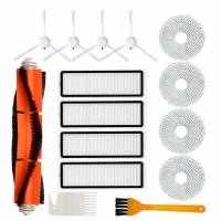 ราคา For Xiaomi Robot Vacuum X10 X10 Plus B101GL Spare Parts Accessories Kits Main Side Brush Hepa Filter Dust Bag Rag Mop (18605535663)