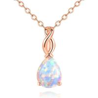 ราคา Lzd voluka 18k White goldrose Gold Plated OPAL necklace for Women (21040364929)