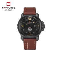 ราคา Naviforce นาฬิกาข้อมือผู้ชาย สปอร์ตแฟชั่น NF9099 สายหนัง กันน้ำ ระบบอนาล็อก ประกันศูนย์ไทย By ร้าน Have a nice time (2424698326)