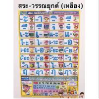 ราคา โปสเตอร์ สระชมพู ภาษาไทยเบื้องต้น กขค ก ไก่ ก ฮ เสริมพัฒนาการ เตรียมอนุบาล อนุบาล นิทานอีสป สูตรคูณ poster (13854768063)