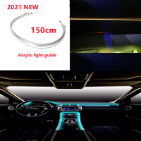 ราคา Acrylic Optic Fiber Lights RGB Ambient Light Sound Control With 12V Lighter Auto Interior Decorative Atmosphere Lamp (13519561449)
