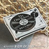 ราคา เทป แผ่นเสียง วินเทจ สติกเกอร์ เคลือบกันน้ำ ลายแนวๆ ไดคัท ติดกระเป๋าเดินทาง โน้ตบุ๊ค เคสโทรศัพท์ กระบอกน้ำ Waterproof Decal Sticker (7741838858)