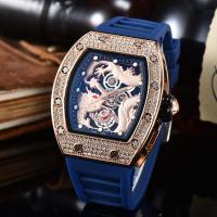 ราคา นาฬิกาข้อมือสตรีเข็มระบบควอตซ์ผู้ชายฝังเพชรรูปทรงกระบอกกันน้ำแบบใหม่9928นาฬิกาข้อมือลำลองผู้ชาย (19840469896)