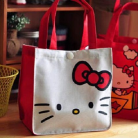 ราคา กระเป๋าถือใบเล็กกระเป๋าใส่เบนโตะการ์ตูนน่ารัก Hello Kitty (20829250150)