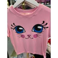 ราคา เข้าใหม่ เสื้อครอปแขนสั้น สีหวานๆ พาสเทล เสื้อยืด (20243330572)