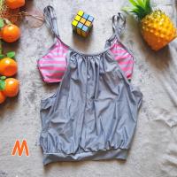 ราคา ชุดว่ายน้ำทูพีซ ชุดว่ายน้ำแฟชั่น บิกินี่ size M มือหนึ่ง พร้อมส่ง (13467601354)