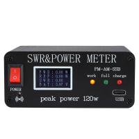 ราคา 1 8MHz 50MHz 0 5W 120W SWR HF Short Wave Standing Wave Meter SWR Power Meter with OLED Display Screen FM AM CW SSB (18812777923)